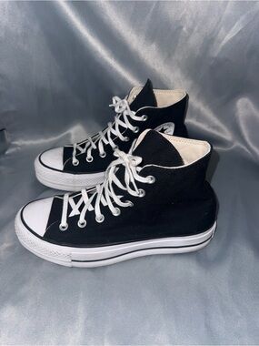Converse Black and White High-Top Sneakers